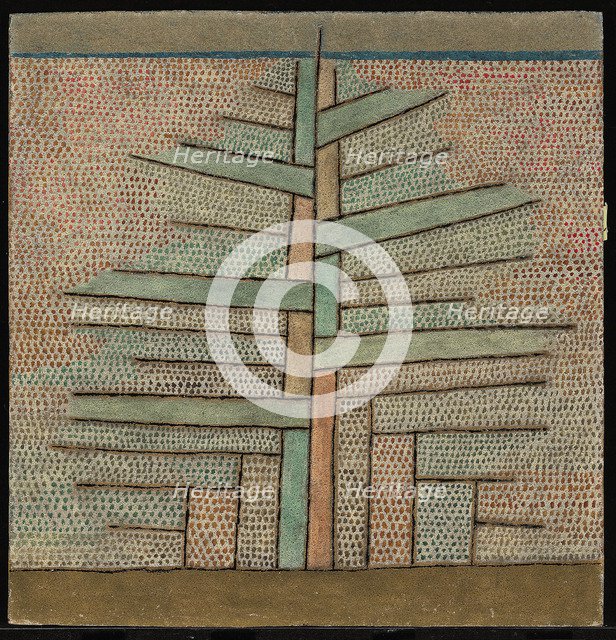 Pine tree, 1932. Artist: Klee, Paul (1879-1940)