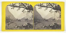 La Vallée de Lauterbrunnen, Suisse, 1850/96. Creator: William England.
