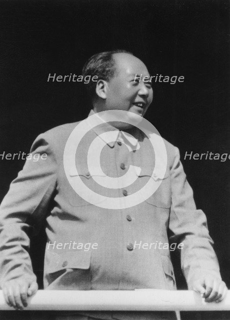 Mao Zedong, Chinese Communist revolutionary and leader, c1950s-c1960s(?). Artist: Unknown