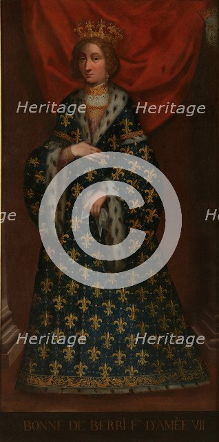 Bonne of Berry (1365-1435), Countess of Savoy. Artist: Anonymous 