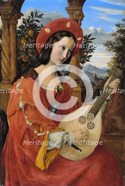 Portrait of Clara Bianca von Quandt, 1820. Creator: Schnorr von Carolsfeld, Julius (1794-1872).