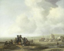 View on the Beach, 1650-1687. Creator: Jacob Esselens.