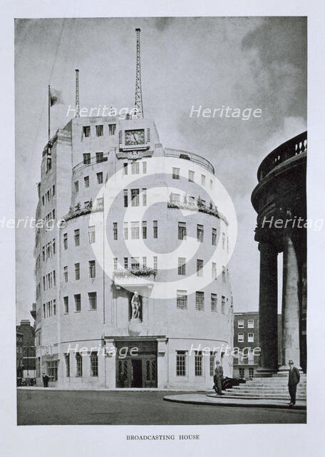 BBC Broadcasting House, London, 1930s. Creator: Unknown.