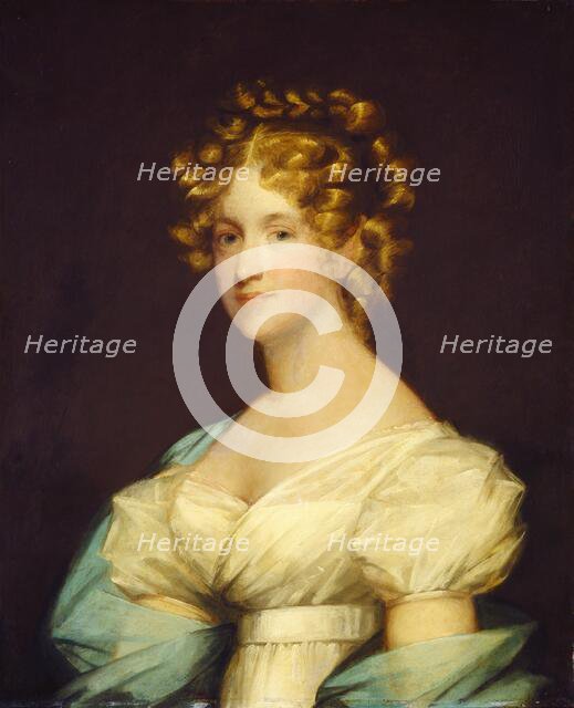 Charlotte Morton Dexter (Mrs. Andrew Dexter), 1808/c. 1825. Creator: Gilbert Stuart.