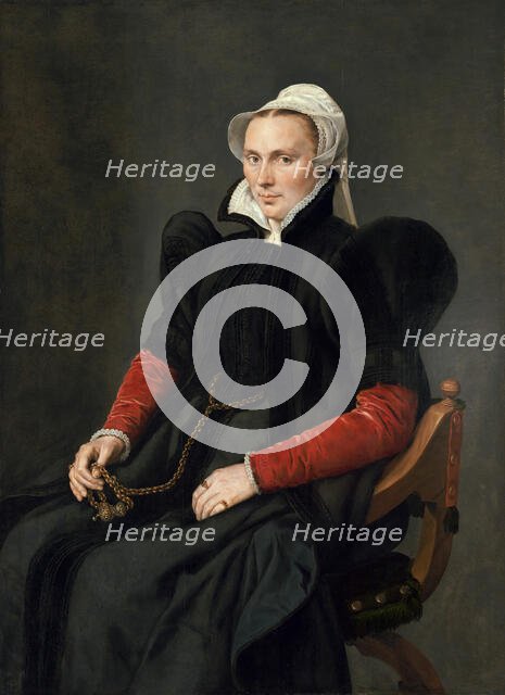 Portrait of a Seated Woman, 1560/65. Creator: Antonis Mor.