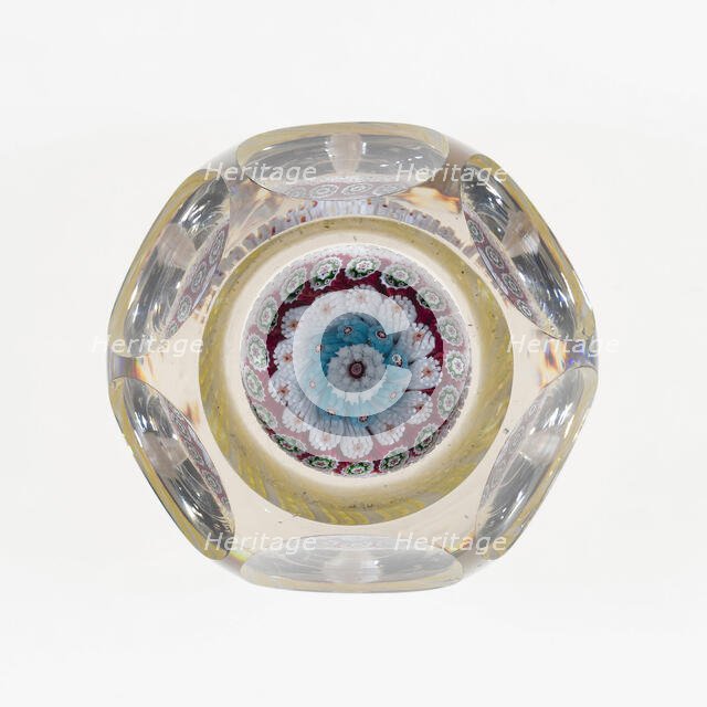 Paperweight, , c. 1845-1860. Creator: Baccarat Glasshouse.