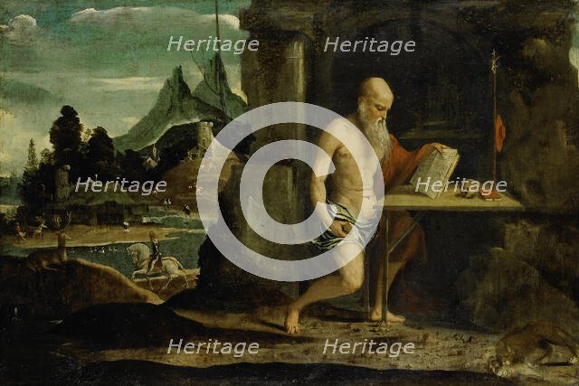 St Jerome, 1500-1520. Creator: Bernardino da Asola.