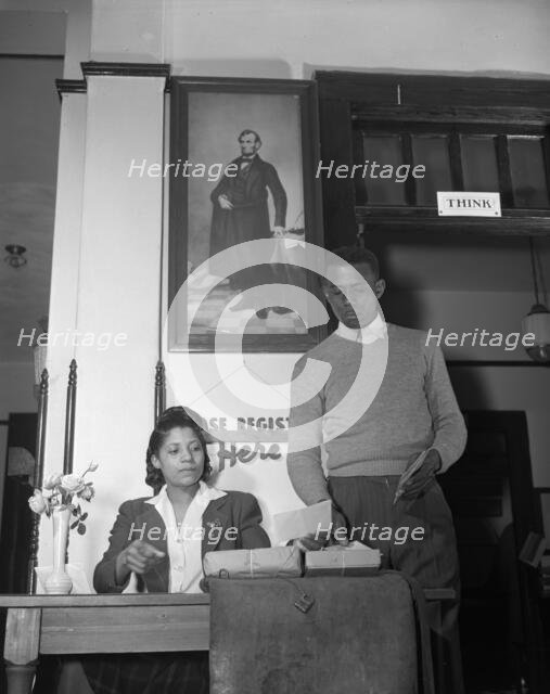 Bethune-Cookman College, Daytona Beach, Florida, 1943. Creator: Gordon Parks.