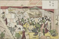 Doll Festival, c1802. Creator: Hokusai.