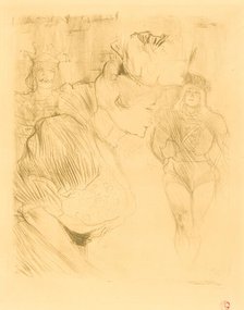 Lender Bowing (Lender saluant), 1895. Creator: Henri de Toulouse-Lautrec.