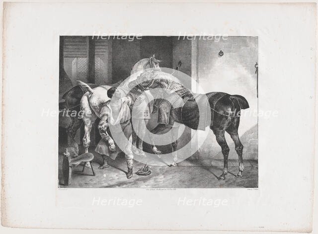 The English Blacksmith, 1822. Creator: Theodore Gericault.
