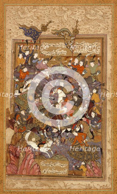 Battle in a Rocky Landscape, between c1580 and c1595. Creator: Unknown.