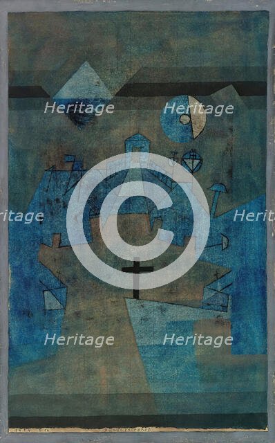 Dünenfriedhof (Dunes Cemetery), 1924. Creator: Klee, Paul (1879-1940).