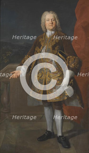 Carl Gustaf Tessin, 1695-1770, count, councillor, c18th century. Creator: Martin van Meytens.