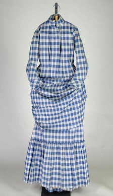 Morning dress, American, ca. 1885. Creator: Unknown.