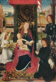 'The Virgin and Child with an Angel', c1480. Artist: Hans Memling.