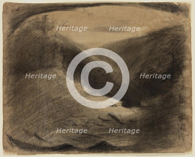 Falls of the Kaaterskill, 1825 or 1826. Creator: Thomas Cole.