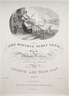 The Maltese Girls Song, 1800s. Creator: Unknown.