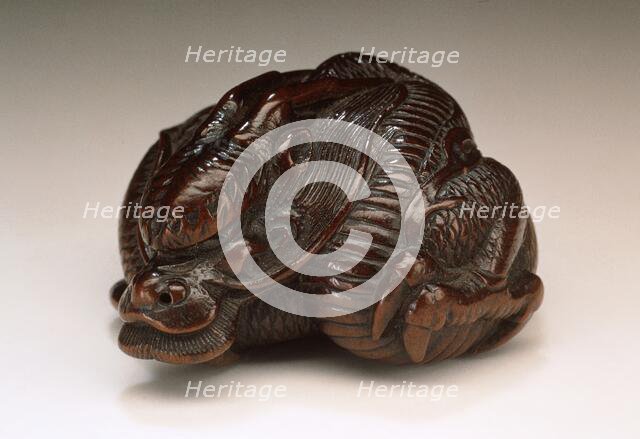 Coiled Dragon, First half of 19th century. Creator: Unknown.