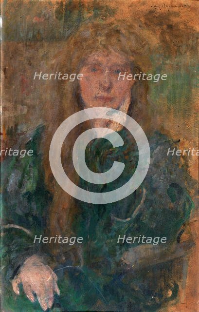 Natalie Barney, ca. 1900. Creator: Olga Boznanska.