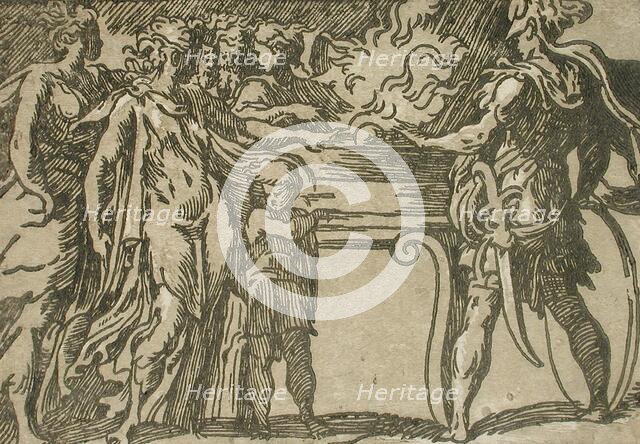 The Sacrifice, c1530s/1540s. Creators: Antonio da Trento, Parmigianino, Niccolo Vicentino, Andrea Andreani.