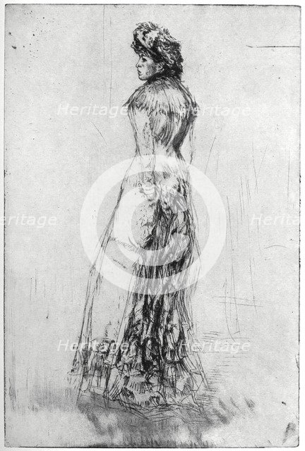 'Maude, Standing', 1873 (1904).Artist: James Abbott McNeill Whistler