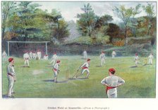 'Cricket Field at Bournville', 1892. Artist: Unknown.