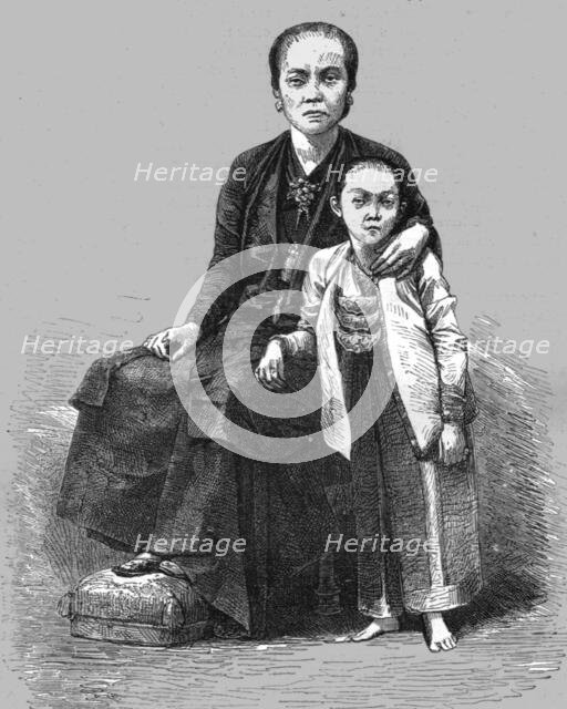 'A Malay Princess; A Visit to Borneo', 1875. Creator: A.M. Cameron.