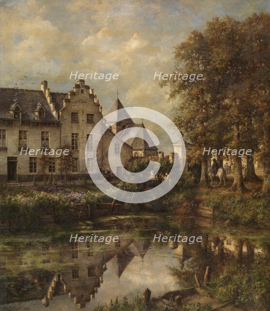 Manor in Brabant, 1890. Creator: Marie Collart-Henrotin.