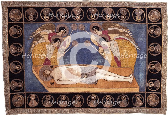 Epitaphios of Grand Prince Dmitry Shemyaka, 1444. Artist: Ancient Russian Art  