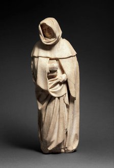 Mourner, French, ca. 1453. Creators: Etienne Bobillet, Paul Mosselman.