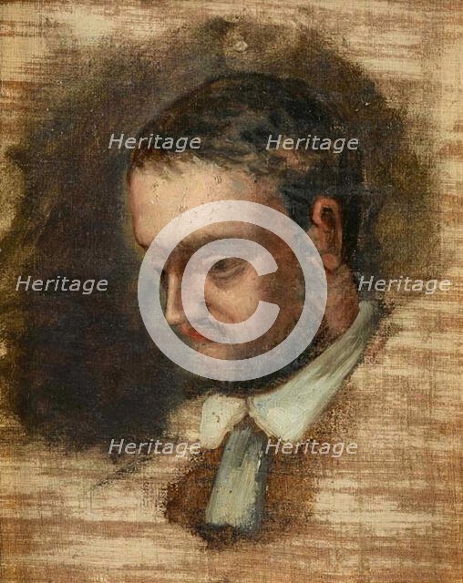 Portrait of Émile Zola (1840-1902), ca 1862-1864. Creator: Cézanne, Paul (1839-1906).