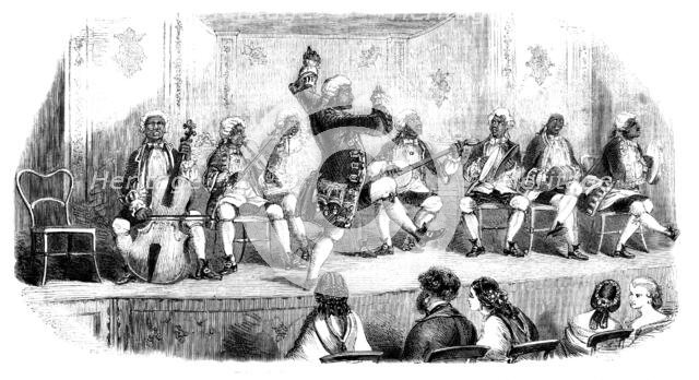 The Coloured Opera Troupe at the Oxford Street Gallery, 1858. Creator: Unknown.