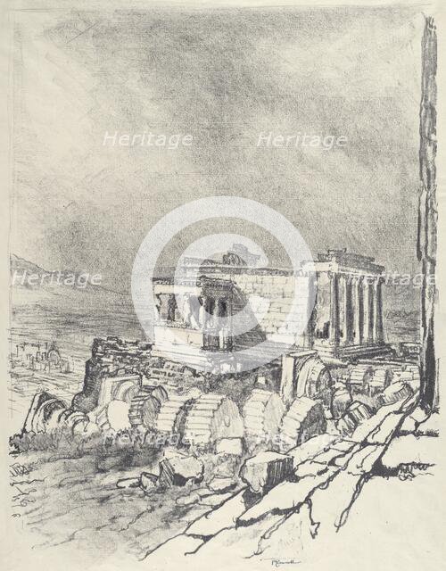 The Erechtheum, 1913. Creator: Joseph Pennell.