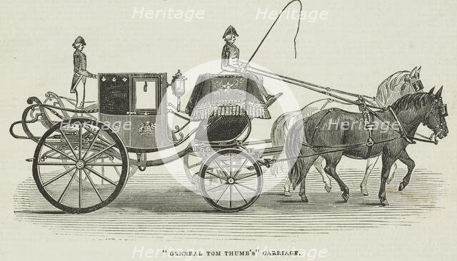 "General Tom Thumb's Carriage", 1844.  Creator: Unknown.