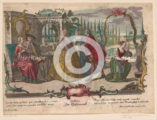 Taste, 1684-1756. Creator: Martin Engelbrecht.