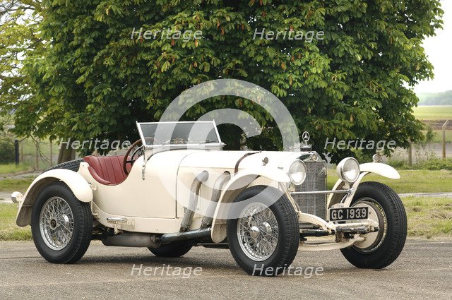 1929 Mercedes Benz SSK Roadster Artist: Unknown.