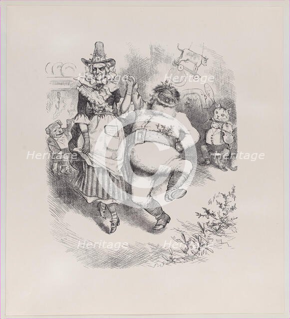 A Merry Christmas, January 3, 1880., January 3, 1880. Creator: Thomas Nast.