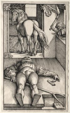 The Bewitched Groom, 1544-45. Creator: Hans Baldung (German, 1484/85-1545).