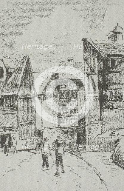 Rue Eugène-Duthuit, à Rouen, 1896. Creator: Camille Pissarro.