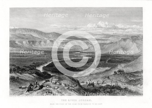 'The River Jordan', 1887. Artist: William Richardson