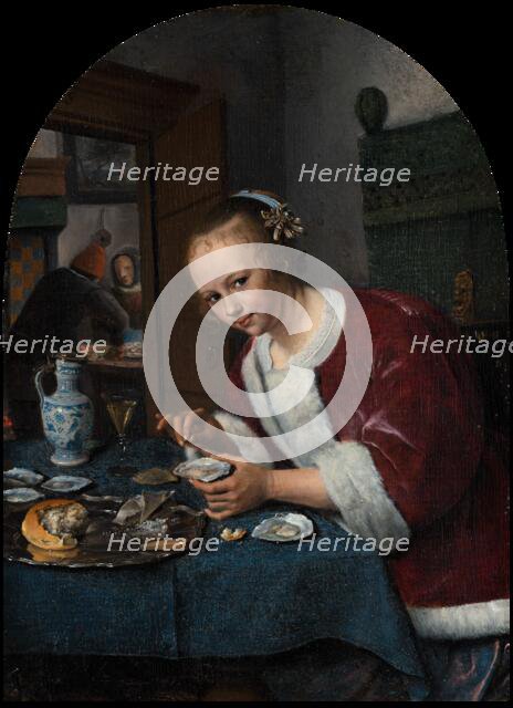 Girl Eating Oysters, c1650-1679. Creator: Jan Steen.