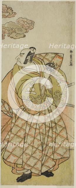 The Actor Nakamura Nakazo I as Watanabe no Tsuna in the Play Shitenno Tonoi no... c. 1781. Creator: Shunsho.