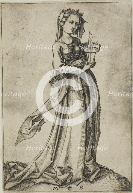 The Fourth Wise Virgin, n.d. Creator: Martin Schongauer.