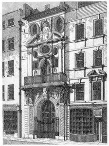 Mercers' Hall, City of London, c1800. Artist: William Angus