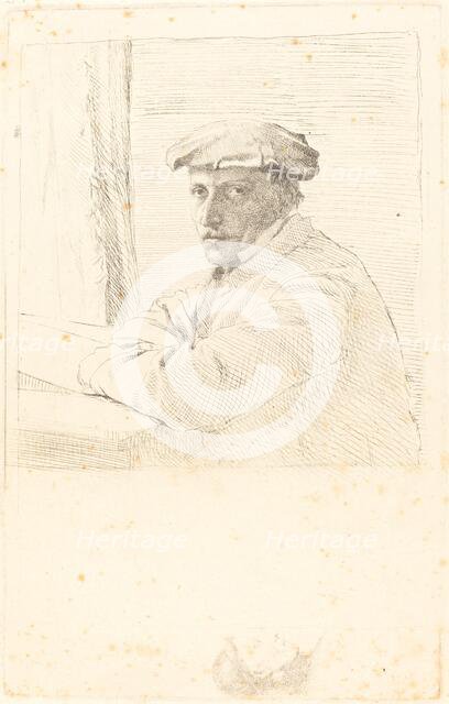 The Engraver Joseph Tourny (Le graveur Joseph Tourny), 1857. Creator: Edgar Degas.