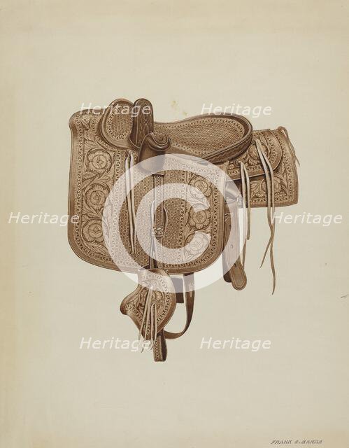 Side Saddle, c. 1937. Creator: Frank C. Barks.