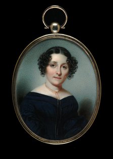 Mrs. Francis Barton Stockton, ca. 1840. Creator: Hugh Bridport.