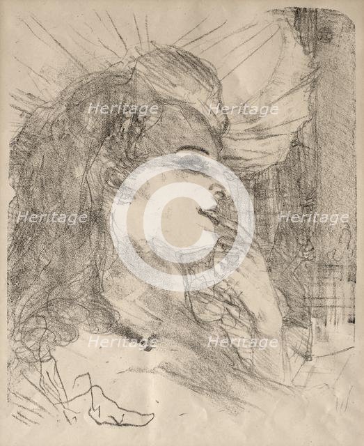 Portraits of Actors and Actresses: Thirteen Lithographs: Anna Held, 1898. Creator: Henri de Toulouse-Lautrec (French, 1864-1901).