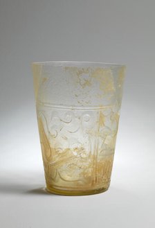 Beaker with Relief Decoration, Iran, 10th century. Creator: Unknown.